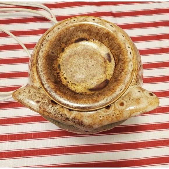 ScentSationals Intertek Light Up Owl Ceramic Wax Warmer Lamp Nightlight 6" Tall - Picture 6 of 6